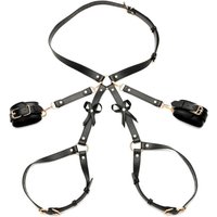 Bondage Harness mit Schleifen XL/2XL - Schwarz