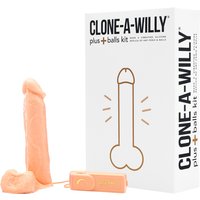 Clone-A-Willy Plus Balls DIY Homemade Dildo Clone Kit Light Tone