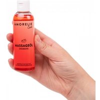 AMORELIE Care Wärmendes Massageöl Erdbeere -100 ml